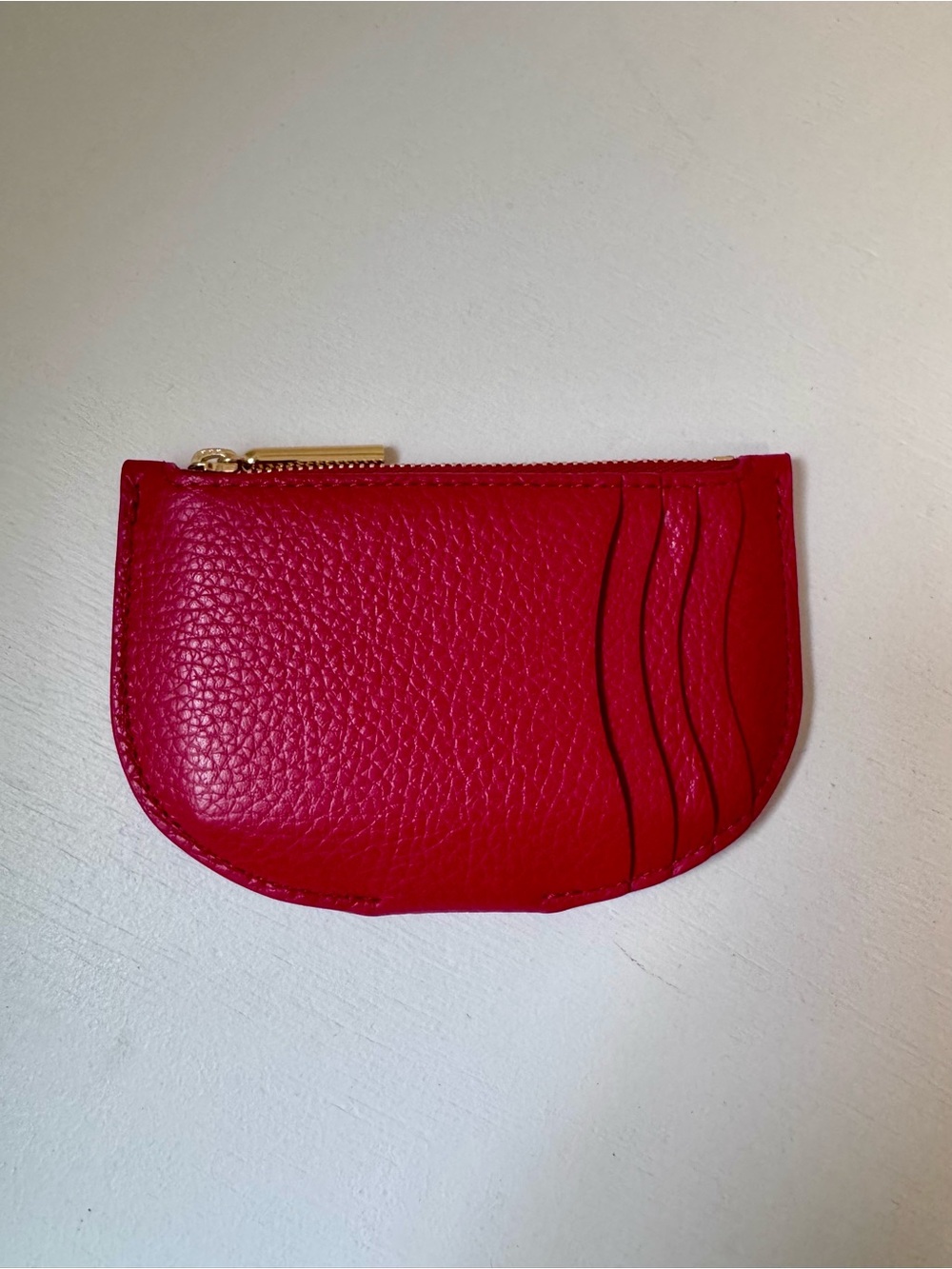 Cuyana Cardholder in Lipstick - Picture 3 of 5